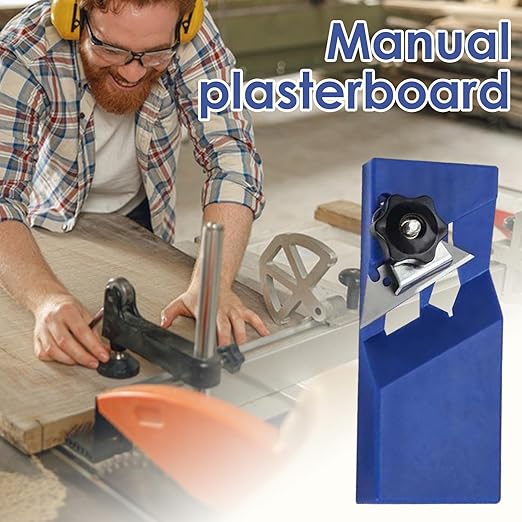 ⚙️ Rabot à main pour plaques de plâtre | Profondeur réglable • Lame remplaçable