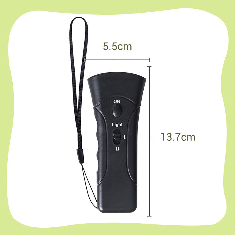 Dissuasion Ultrasonique Portable et Compact pour Chien