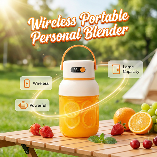 🥂Blender personnel portable pour milkshakes et smoothies