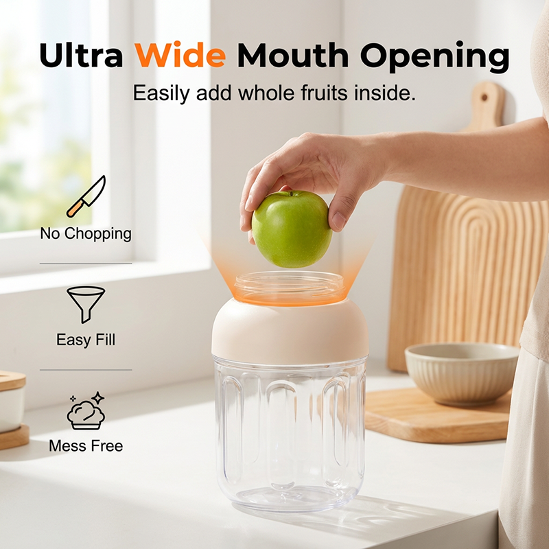 🥂Blender personnel portable pour milkshakes et smoothies