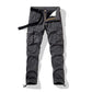 Pantalon cargo tactique pour homme 🧥 | Multiples poches 📦 Mélange de coton résistant 💪 Genoux amples et structurés 🦵 Taille et bas de jambes ajustables 🎛️