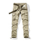 Pantalon cargo tactique pour homme 🧥 | Multiples poches 📦 Mélange de coton résistant 💪 Genoux amples et structurés 🦵 Taille et bas de jambes ajustables 🎛️