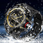 Montre Tendance Lumineuse Multifonctionnelle Étanche pour Hommes