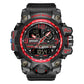 Montre Tendance Lumineuse Multifonctionnelle Étanche pour Hommes