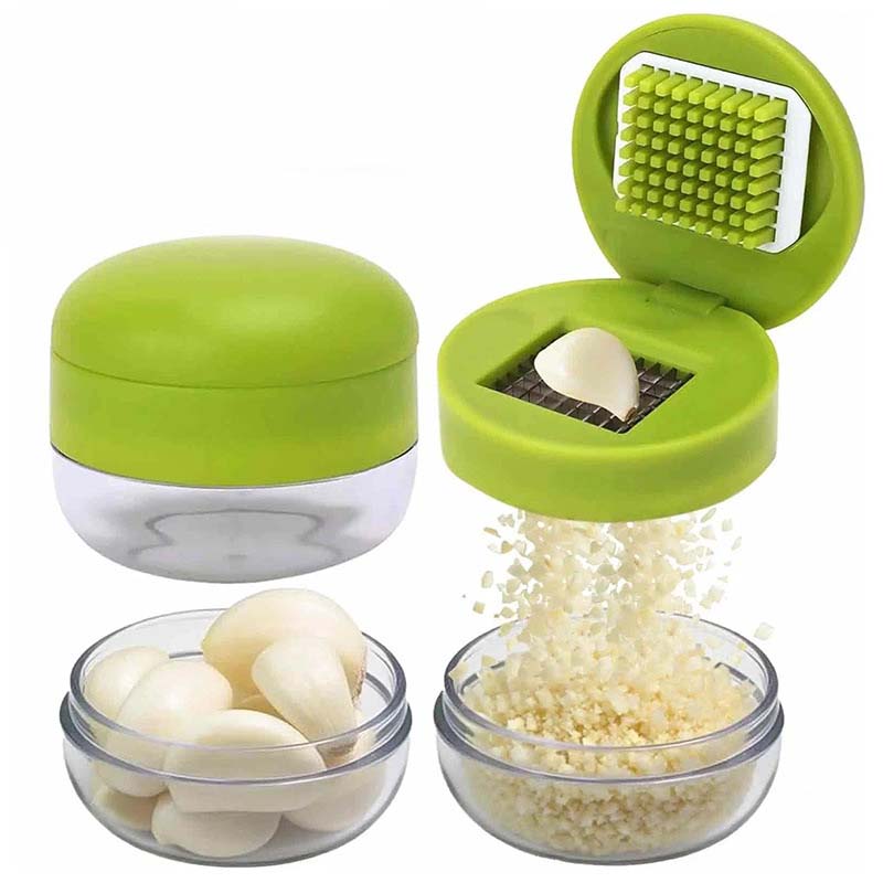 🧄🔪🍲 OFFRE LIMITÉE 50% DE RÉDUCTION! Mini Hachoir à Ail et Presse-Ail avec Récipient – Design 2-en-1, Hache et Écrase l’Ail Sans Effort – Idéal pour la Préparation Rapide des Repas et les Petites Cuisines 🌿✨