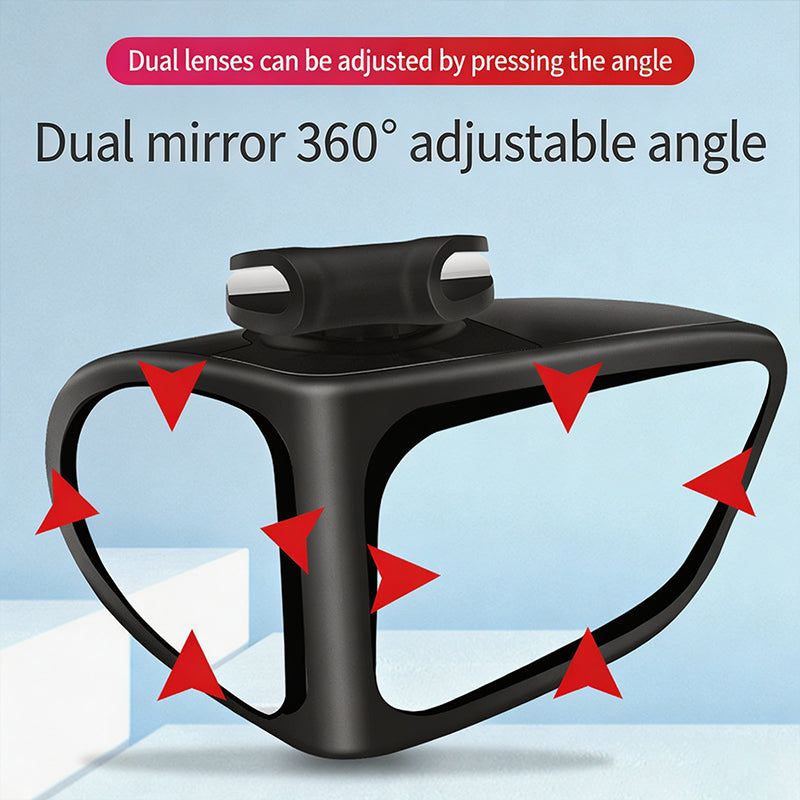 🔥 PROMO FLASH : 50% DE RÉDUCTION ! 🚗 Rétroviseur Angle Mort Double Objectif – Verre Convexe – Réglable 360° & Vue Trottoir for Conduite Sécurisée 🛡️