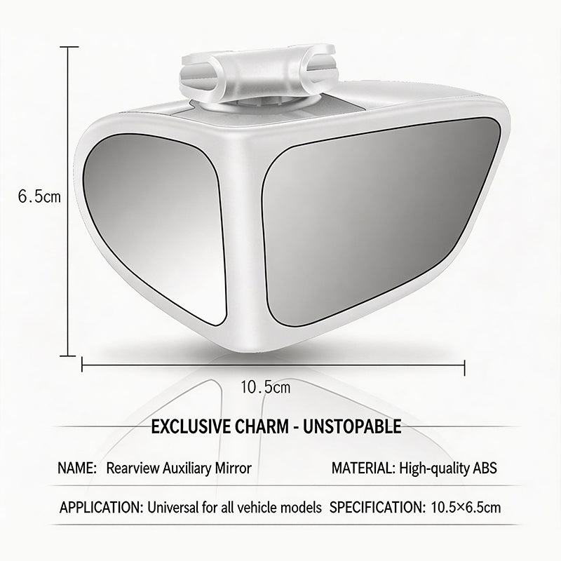 🔥 PROMO FLASH : 50% DE RÉDUCTION ! 🚗 Rétroviseur Angle Mort Double Objectif – Verre Convexe – Réglable 360° & Vue Trottoir for Conduite Sécurisée 🛡️