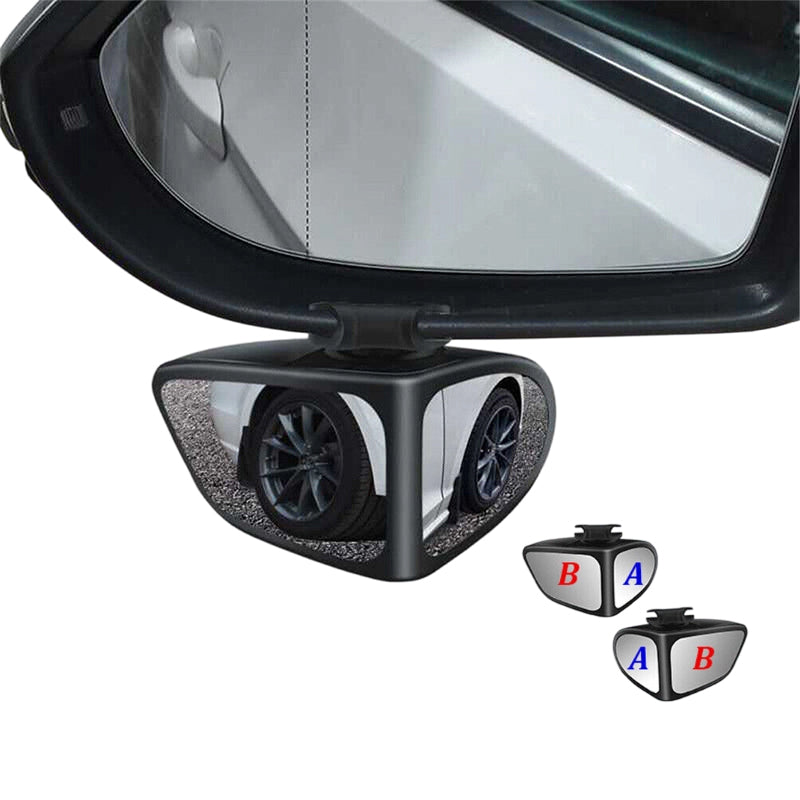 🔥 PROMO FLASH : 50% DE RÉDUCTION ! 🚗 Rétroviseur Angle Mort Double Objectif – Verre Convexe – Réglable 360° & Vue Trottoir for Conduite Sécurisée 🛡️