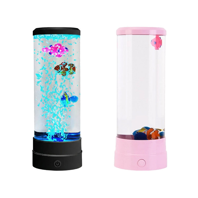 Lampe LED pour aquarium à poissons bulles
