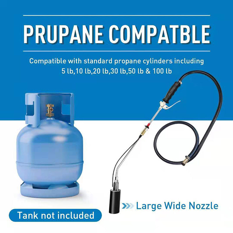 🔥 50 % DE RÉDUCTION EN CE MOMENT ! 🌿 Brûleur à propane ultra-puissant pour éliminer les mauvaises herbes – Flamme instantanée, allumage facile, idéal pour les allées, les terrasses et les parterres de jardin 🧑‍🌾