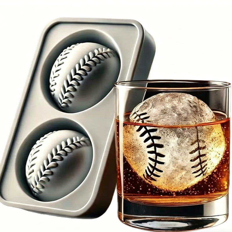 Moule à glaçons sphérique pour baseball