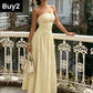 Robe bustier à pois tendance pour femme