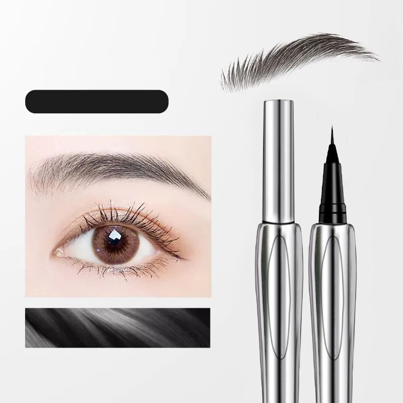 🖤 ACHETEZ 1, OBTENEZ 1 GRATUIT ! ✍️ Stylo Eyeliner Liquide Ultra-Fin – Pointe 0,014 mm, Waterproof & Longue Durée – 4-en-1 : Sourcils, Eye-liner, Cils & Ligne des Cheveux 💁‍♀️