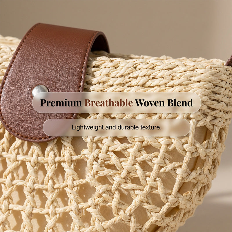 👜PROMO LIMITÉE 50% DE RÉDUCTION✨Sac Bandoulière Tissé – Boho, Main, Poche, Réglable⏰