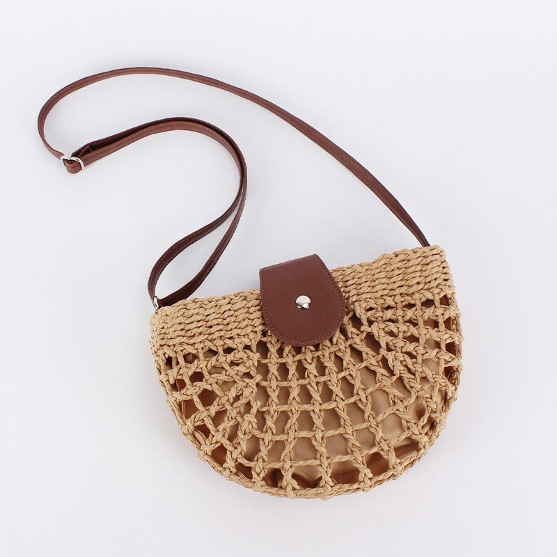 👜PROMO LIMITÉE 50% DE RÉDUCTION✨Sac Bandoulière Tissé – Boho, Main, Poche, Réglable⏰