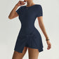 Robe-romper athlétique d'été pour femme