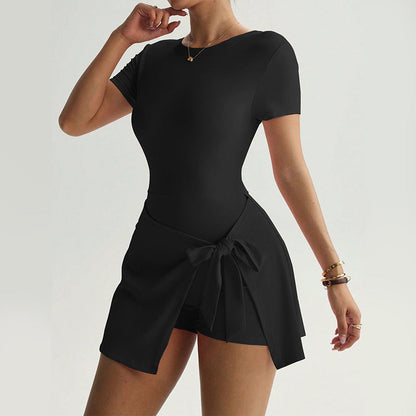 Robe-romper athlétique d'été pour femme