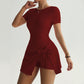 Robe-romper athlétique d'été pour femme