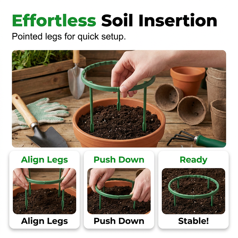 🌱 50% DE RÉDUCTION ! 🔗 Anneaux de Croissance Modulaires pour Plantes – Ajustables, réutilisables & parfaits pour tomates, fleurs ou plantes grimpantes 🍅