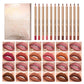 Lot de 12 crayons contour des lèvres longue tenue