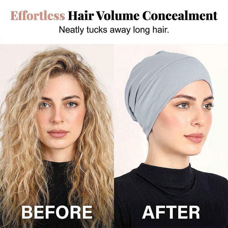 📢50 % DE RÉDUCTION ! ⏰Bonnet turban extensible et doux pour femmes🧕