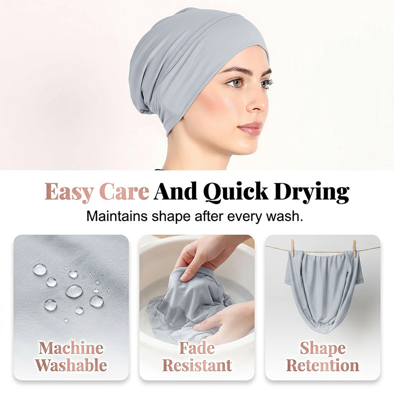 📢50 % DE RÉDUCTION ! ⏰Bonnet turban extensible et doux pour femmes🧕