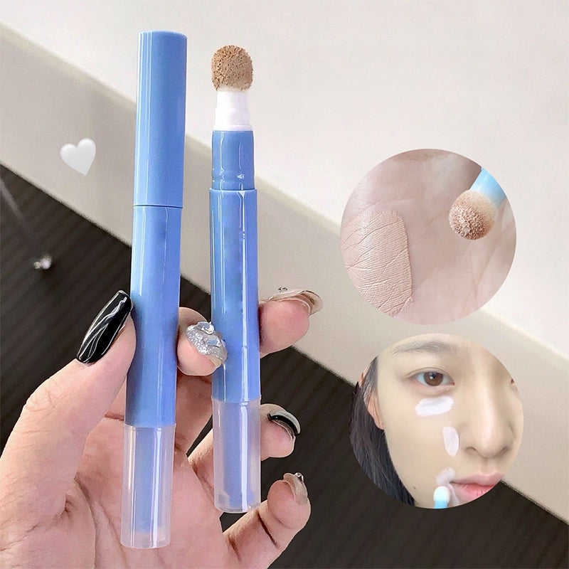 📢Achetez 1 et recevez 1 gratuit💄Crayon Correcteur Hydratant – Embout Éponge, Texture Crémeuse, Fini Mat, 2 Teintes, 2g, Idéal Cernes & Imperfections ✨