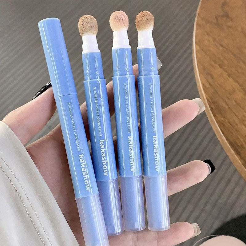 📢Achetez 1 et recevez 1 gratuit💄Crayon Correcteur Hydratant – Embout Éponge, Texture Crémeuse, Fini Mat, 2 Teintes, 2g, Idéal Cernes & Imperfections ✨