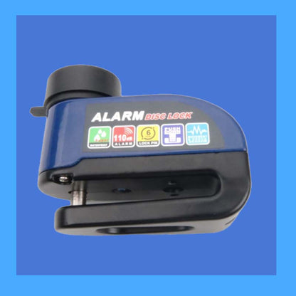 🔐Antivol Disque avec Alarme 110 dB 🚨 Alliage Aluminium, Étanche, Verrouillage Simple Pression, Capteur Intelligent ⚡