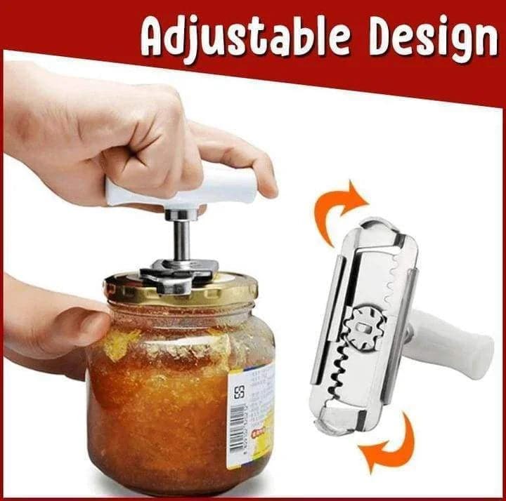 🔩 LIMITÉ : 1 ACHETÉ, 1 OFFERT ! ✨ Décapsuleur à Vis Réglable – Pour Bocaux et Bouteilles, Sans Effort 🥫