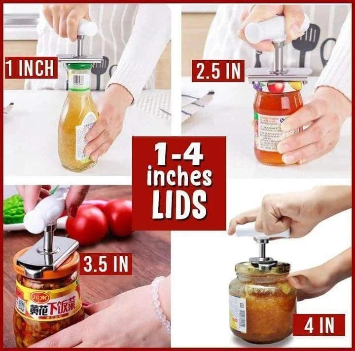 🔩 LIMITÉ : 1 ACHETÉ, 1 OFFERT ! ✨ Décapsuleur à Vis Réglable – Pour Bocaux et Bouteilles, Sans Effort 🥫