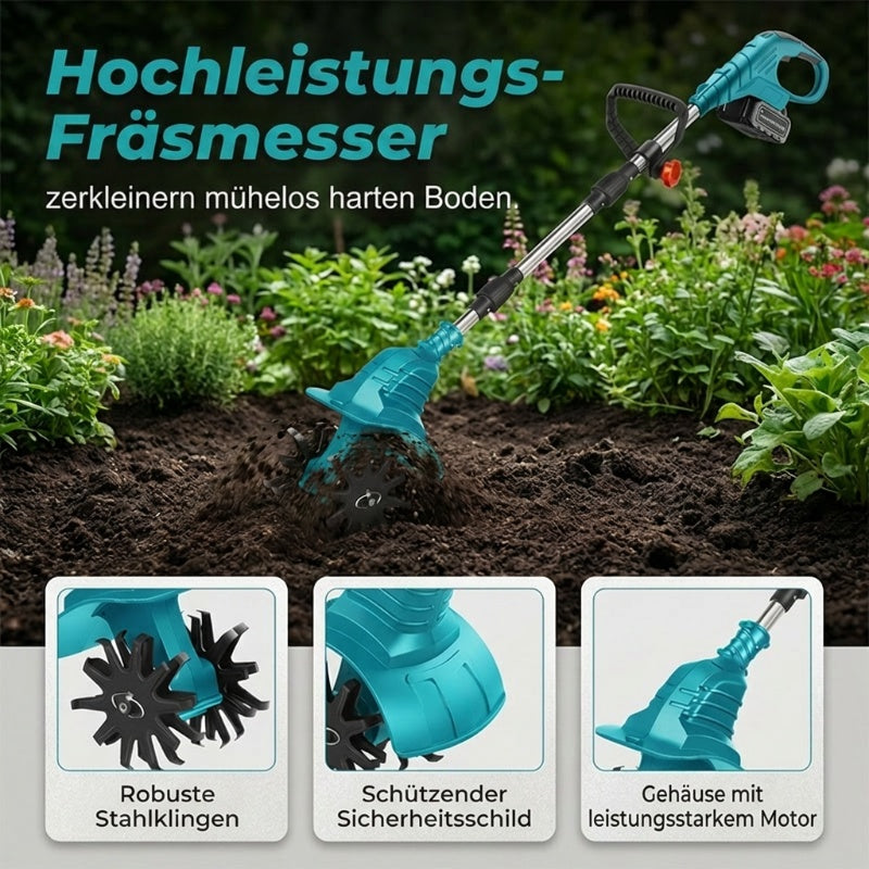 Motoculteur et cultivateur de jardin sans fil