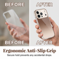 Coque de téléphone brillante à paillettes avec protection de l'appareil photo
