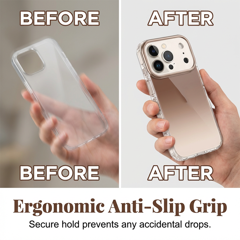 Coque de téléphone brillante à paillettes avec protection de l'appareil photo