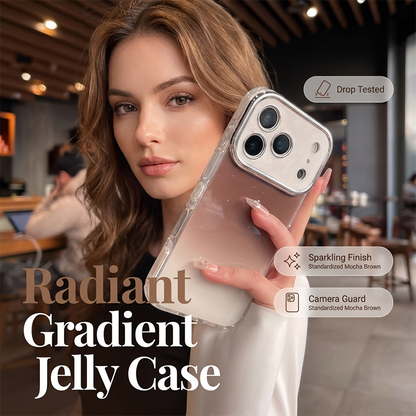 Coque de téléphone brillante à paillettes avec protection de l'appareil photo