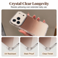 Coque de téléphone brillante à paillettes avec protection de l'appareil photo
