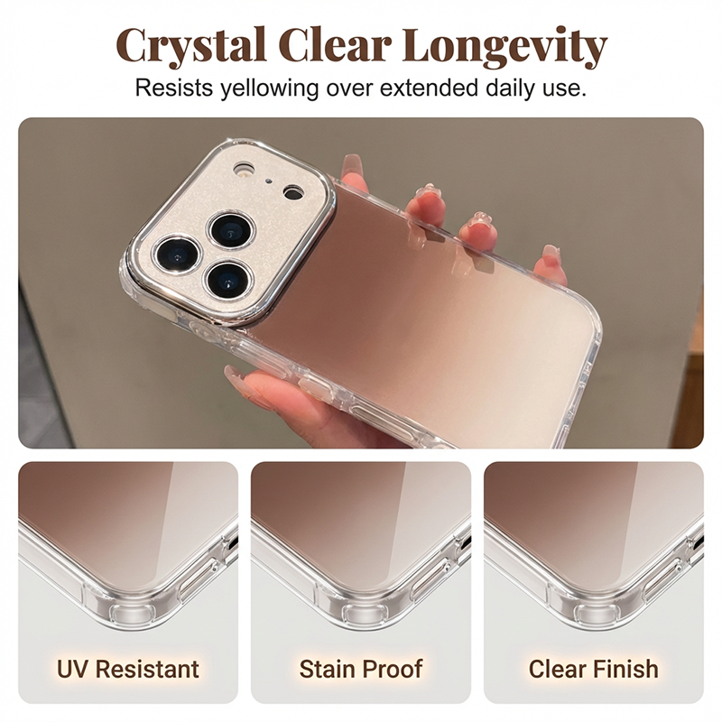 Coque de téléphone brillante à paillettes avec protection de l'appareil photo