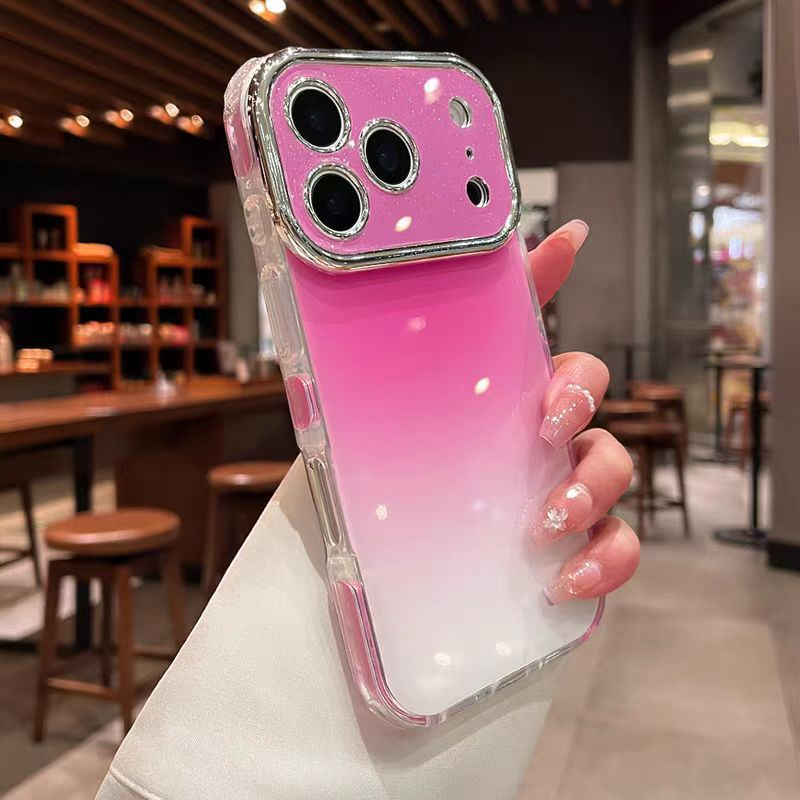 Coque de téléphone brillante à paillettes avec protection de l'appareil photo