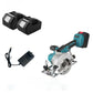 ⚡PROMO FLASH 50%🔧Scie Circulaire Sans Fil 21V Brushless 1500W – 2 Batteries, Disque 165mm, Vitesse 10000 tr/min, Profondeur 63mm, Inclinaison 0-45°⚙️