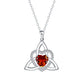 💐 PROMO EXCEPTIONNELLE -50% !💖Collier Pendentif Cœur & Nœud Celtique – Argent Fini Main, Détails Raffinés✨🍀