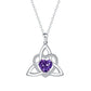 💐 PROMO EXCEPTIONNELLE -50% !💖Collier Pendentif Cœur & Nœud Celtique – Argent Fini Main, Détails Raffinés✨🍀