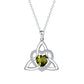💐 PROMO EXCEPTIONNELLE -50% !💖Collier Pendentif Cœur & Nœud Celtique – Argent Fini Main, Détails Raffinés✨🍀