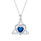 💐 PROMO EXCEPTIONNELLE -50% !💖Collier Pendentif Cœur & Nœud Celtique – Argent Fini Main, Détails Raffinés✨🍀