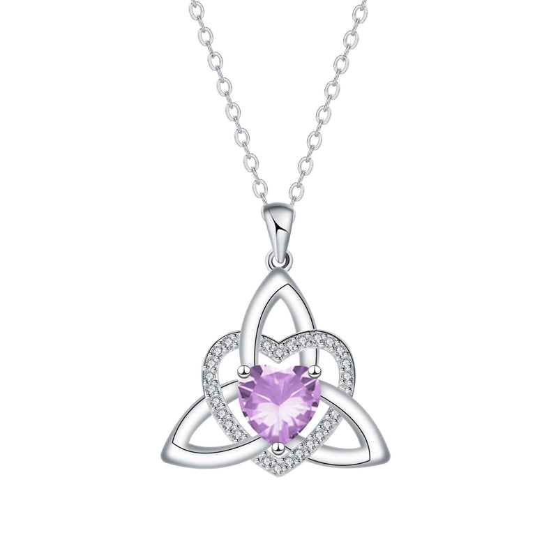 💐 PROMO EXCEPTIONNELLE -50% !💖Collier Pendentif Cœur & Nœud Celtique – Argent Fini Main, Détails Raffinés✨🍀