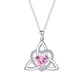 💐 PROMO EXCEPTIONNELLE -50% !💖Collier Pendentif Cœur & Nœud Celtique – Argent Fini Main, Détails Raffinés✨🍀