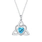 💐 PROMO EXCEPTIONNELLE -50% !💖Collier Pendentif Cœur & Nœud Celtique – Argent Fini Main, Détails Raffinés✨🍀