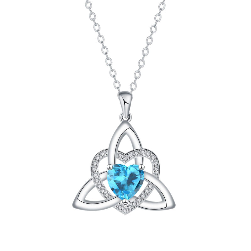 💐 PROMO EXCEPTIONNELLE -50% !💖Collier Pendentif Cœur & Nœud Celtique – Argent Fini Main, Détails Raffinés✨🍀