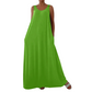 Robe maxi décontractée sans manches pour femme