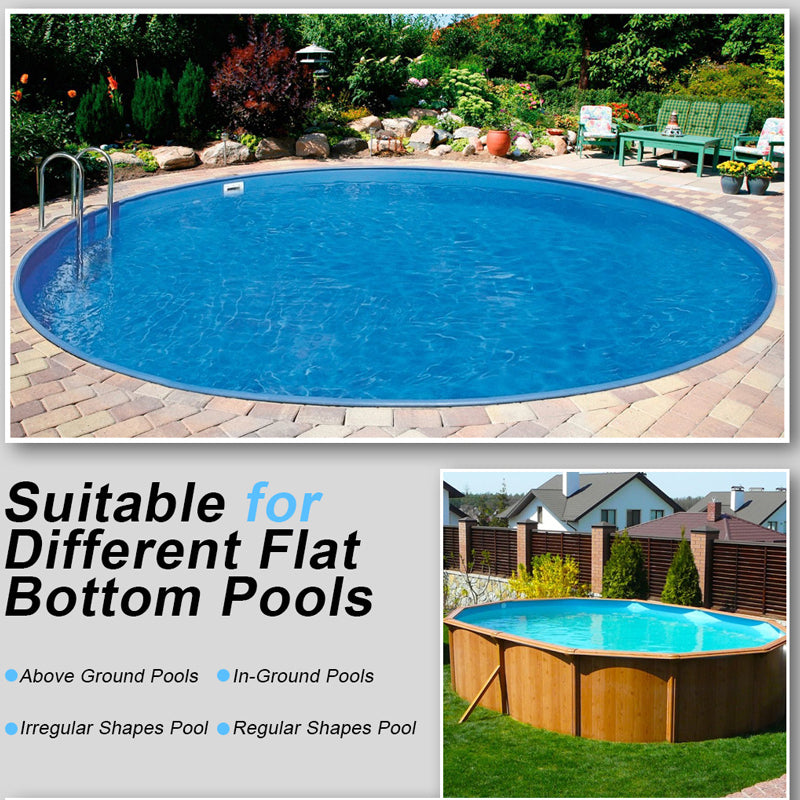 🤖 Robot nettoyeur de piscine sans fil 🌊 Haute aspiration & navigation intelligente – Démarrage simple pression, panier filtrant facile à retirer – piscine impeccable sans effort 🏊