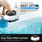 🤖 Robot nettoyeur de piscine sans fil 🌊 Haute aspiration & navigation intelligente – Démarrage simple pression, panier filtrant facile à retirer – piscine impeccable sans effort 🏊